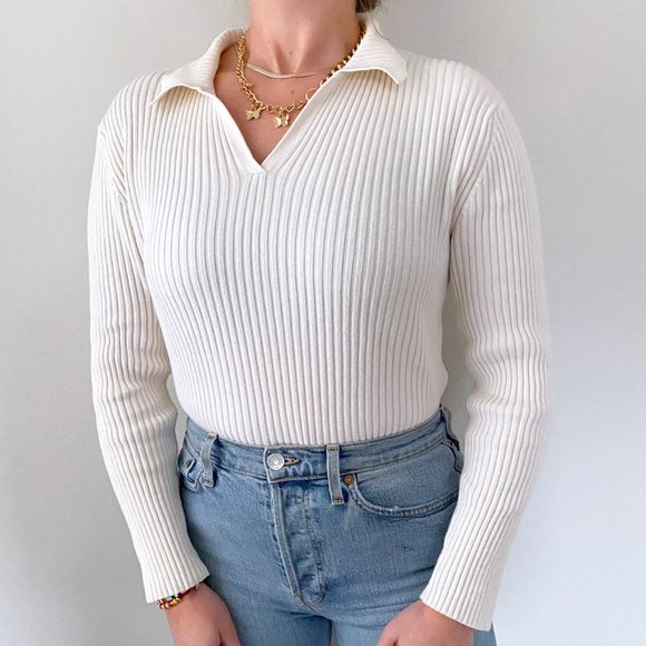 L.L. Bean Sweaters - L.L. Bean Ribbed Collar Sweater